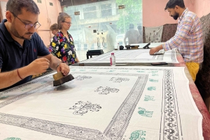 Jaipur: Workshop blokdrukken in het hart van het stadscentrum