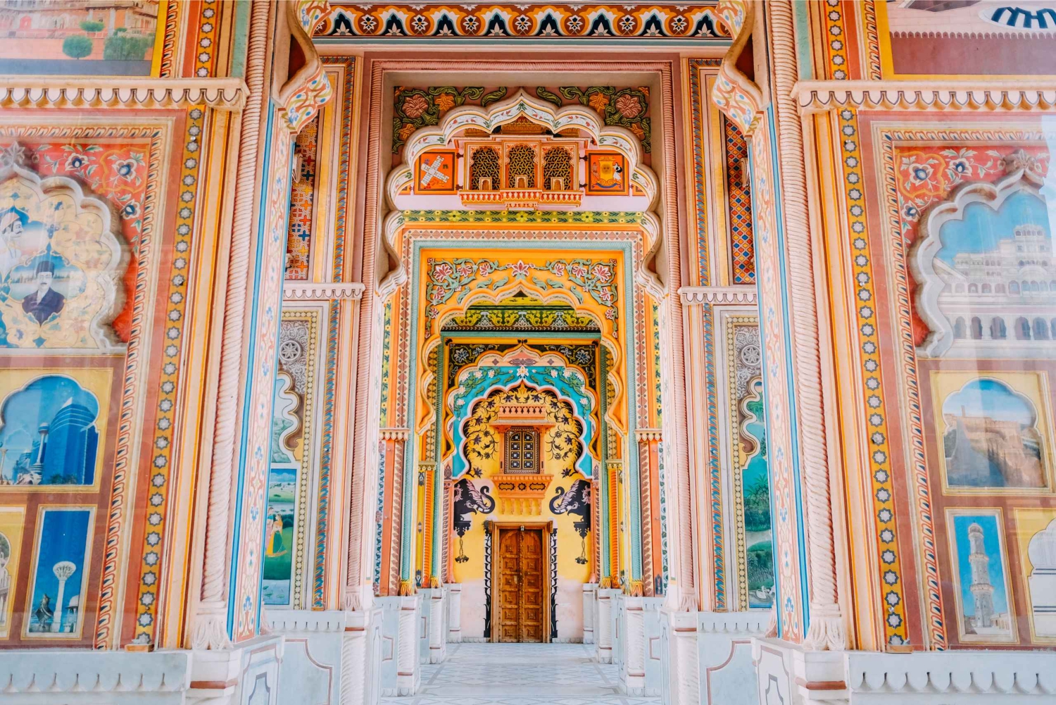 Stadsvandring i Jaipur: City Palace, Jantar, Hawa & Jal Mahal