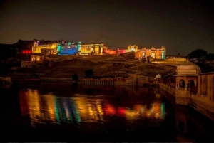 Jaipur aftentur: Lys- og lydshow ved ravfortet og byen