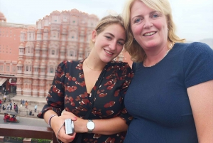 Jaipur: Flower Market, Amber Fort, Monkey Temple & City Tour
