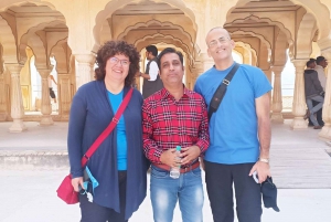 Jaipur: Flower Market, Amber Fort, Monkey Temple & City Tour