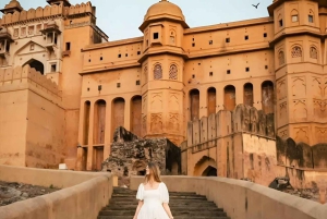 Jaipur: heldags sightseeingtur med bil og guide