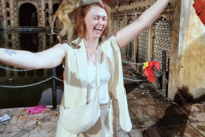 Jaipur Ganztagestour Stadtführung mit Affentempel mit AC Auto