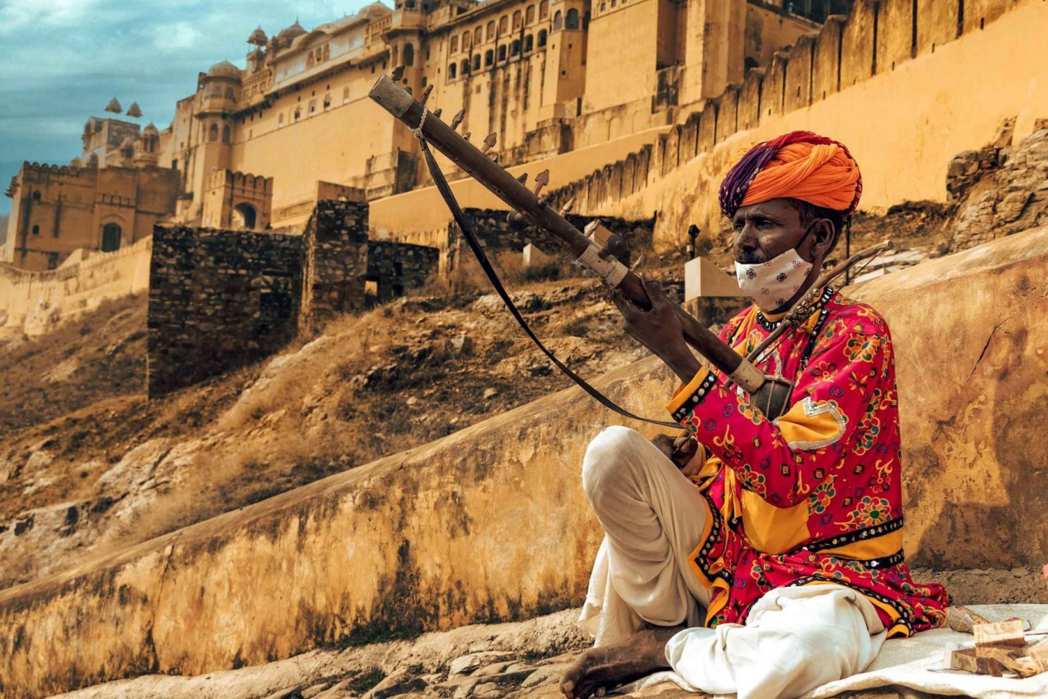 Jaipur: Escursione guidata privata all'Amer Fort e alla città di Jaipur