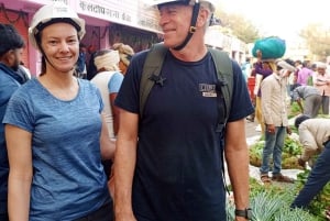 Jaipur: Geführte Fahrradtour am Morgen mit Verkostung