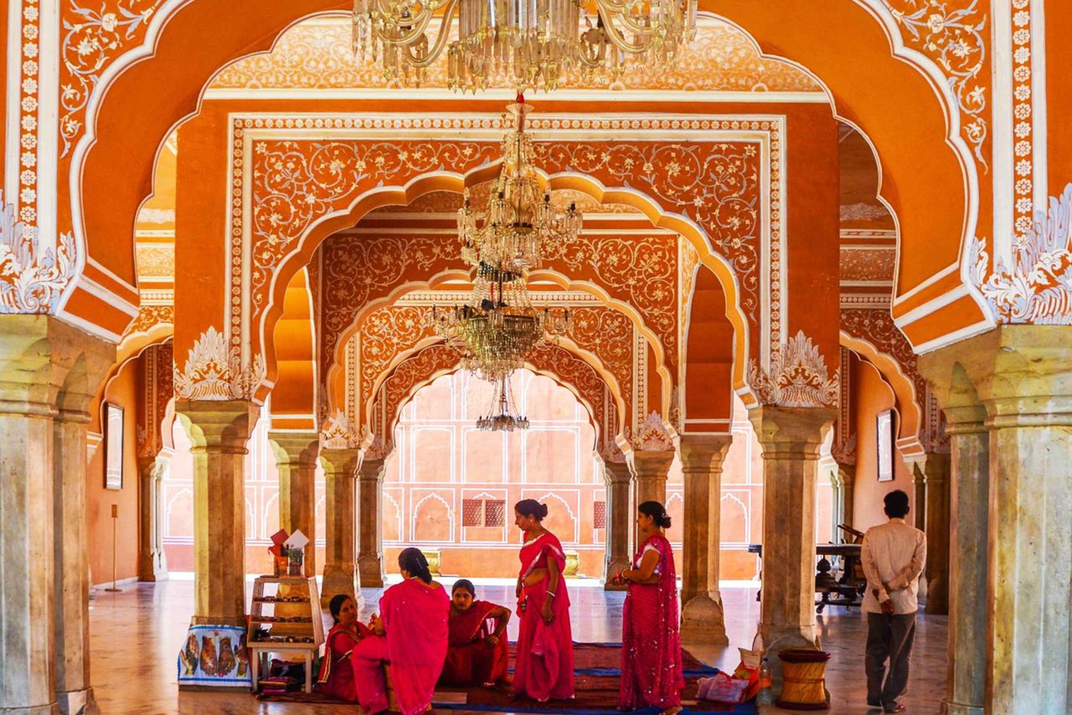 Jaipur: Halvdagsutflykt med guidad sightseeing och blomstermarknad