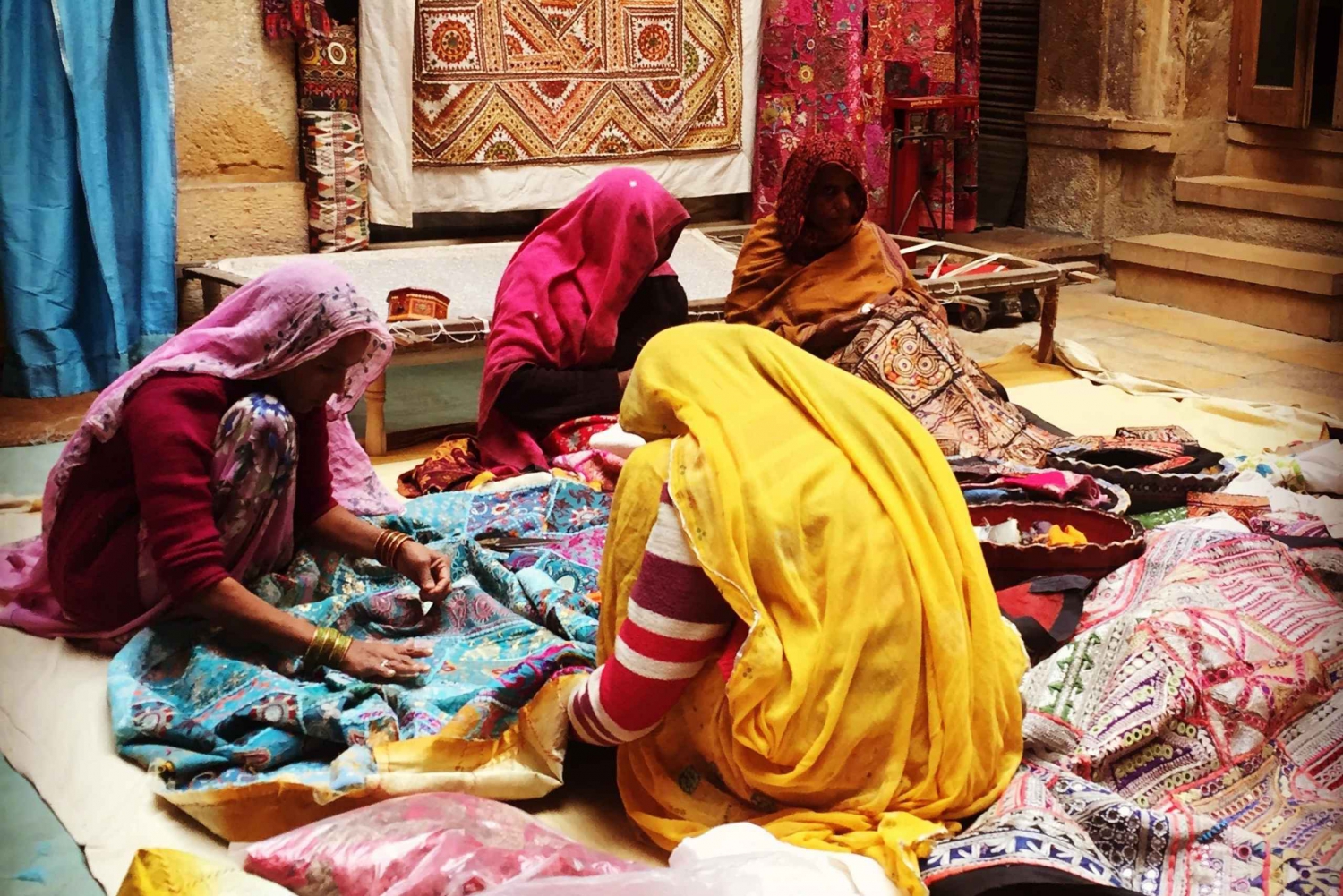 Jaipur: Tour del tessile indiano