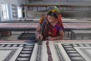 Jaipur : visite d'un atelier local (impression à la main)