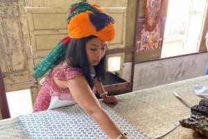 Jaipur: tour del laboratorio locale (stampa a mano)