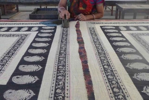 Джайпур: экскурсия по местной мастерской (ручная печать)