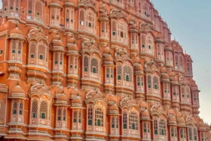 Jaipur : visite matinale en tuk-tuk, vie locale et temple (4 heures)