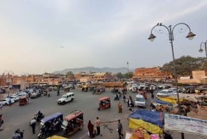 Jaipur : visite guidée d'une jounée sans shopping avec promenade patrimoniale