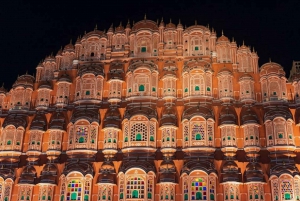 Jaipur : Visite guidée du fort d'Amber, du puits d'escalier et du temple de l'amour aveugle