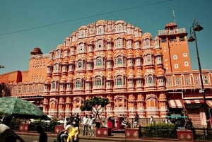 Jaipur: Private Autotour mit Hawa Mahal & Amber Palace