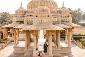 ジャイプル：エアコン完備の車で行くガイド付き観光ツアー