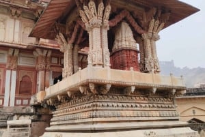 Jaipur: Full Day Heritage Sightseeing Tour with Food Testing
