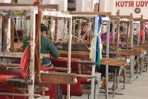 Jaipur: tour de trabalho de seda com guia turístico privado