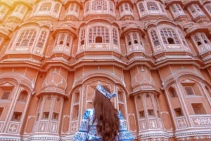 Jaipur naar Agra via abhaneri & fatehpur Sikri enkele reis taxi
