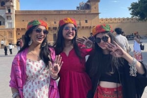 Jaipur: Top Attractions & Flower Valley Tour by Car