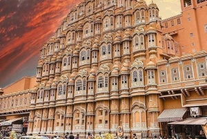 Jaipur: Tuk Tuks morgonäventyr, sightseeing och lokala pärlor