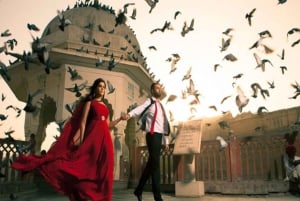 Vanuit Delhi: Privétour langs de hoogtepunten van Jaipur met 5* lunch
