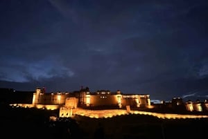 Vanuit Delhi: Privétour langs de hoogtepunten van Jaipur met 5* lunch