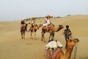 Jaisalmer: półdniowa wycieczka na wielbłądach z kolacją