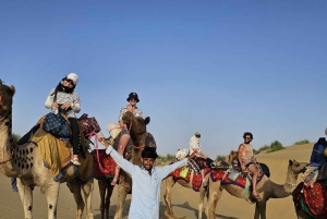 Джайсалмер: кочевая ночевка в пустыне Тар и сафари на верблюдах