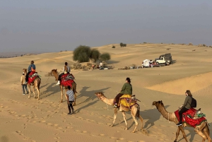 Jaisalmer: Overnachting onder de sterren met kamelensafari