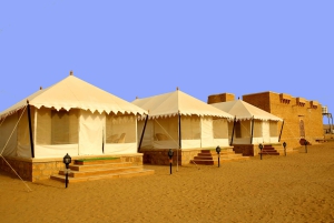 Jaisalmer: Romantisk natt med lyxig ökencamping