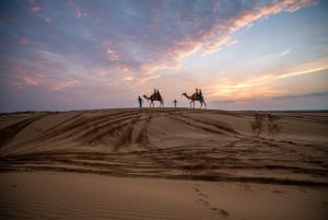 Bezienswaardigheden in Jaislamer met zonsondergang, kameel- en woestijnsafari