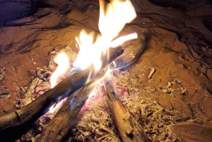 Giro in cammello e in jeep, serata musicale nel campo di lusso del deserto