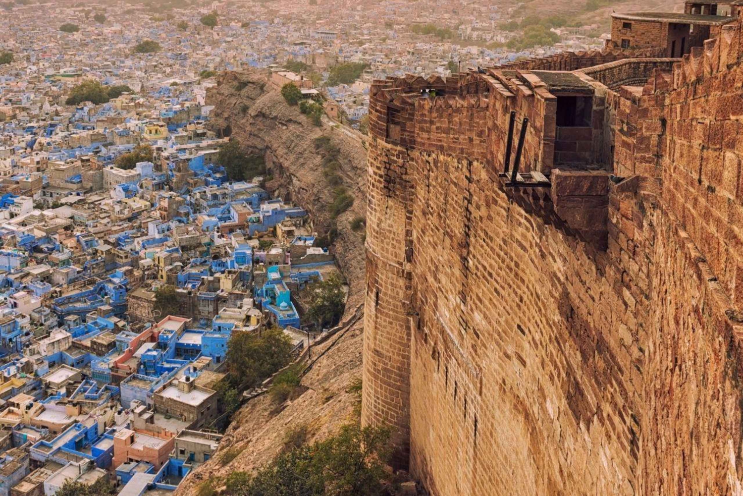 Jodhpur, la ville bleue (visite d'une journée) et atelier de musique folklorique