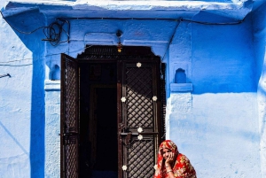 Jodhpur, la ville bleue (visite d'une journée) et atelier de musique folklorique