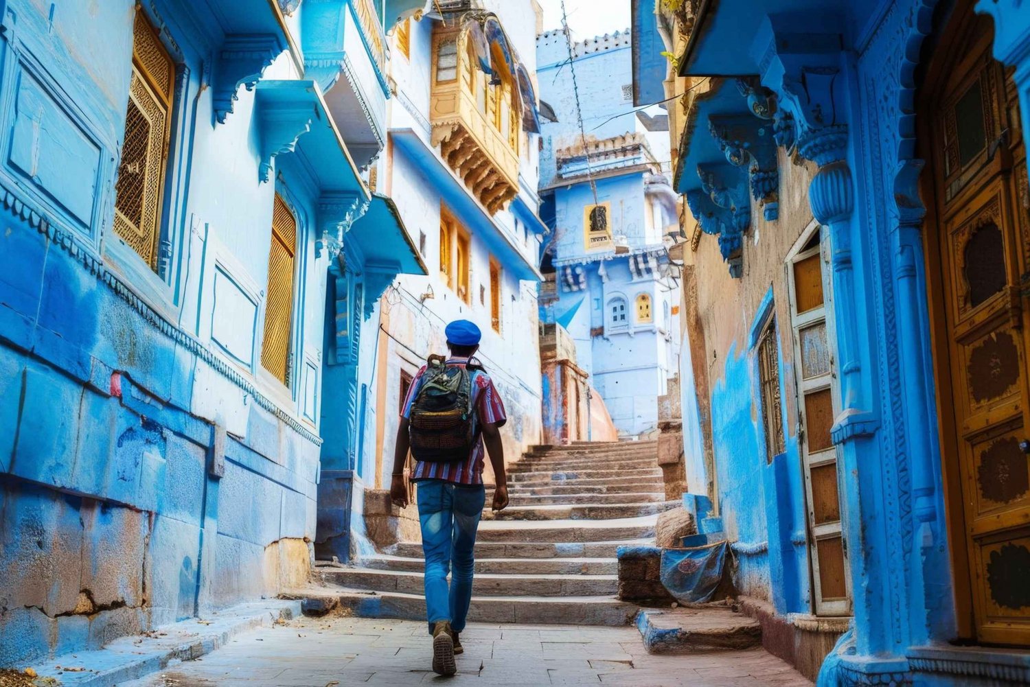 Jodhpur : Visite d'une jounée de la ville bleue avec promenade guidée du patrimoine