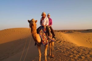 Jodhpur: Luksusowa wyprawa na pustynię z jazdą na wielbłądzie i ucztą