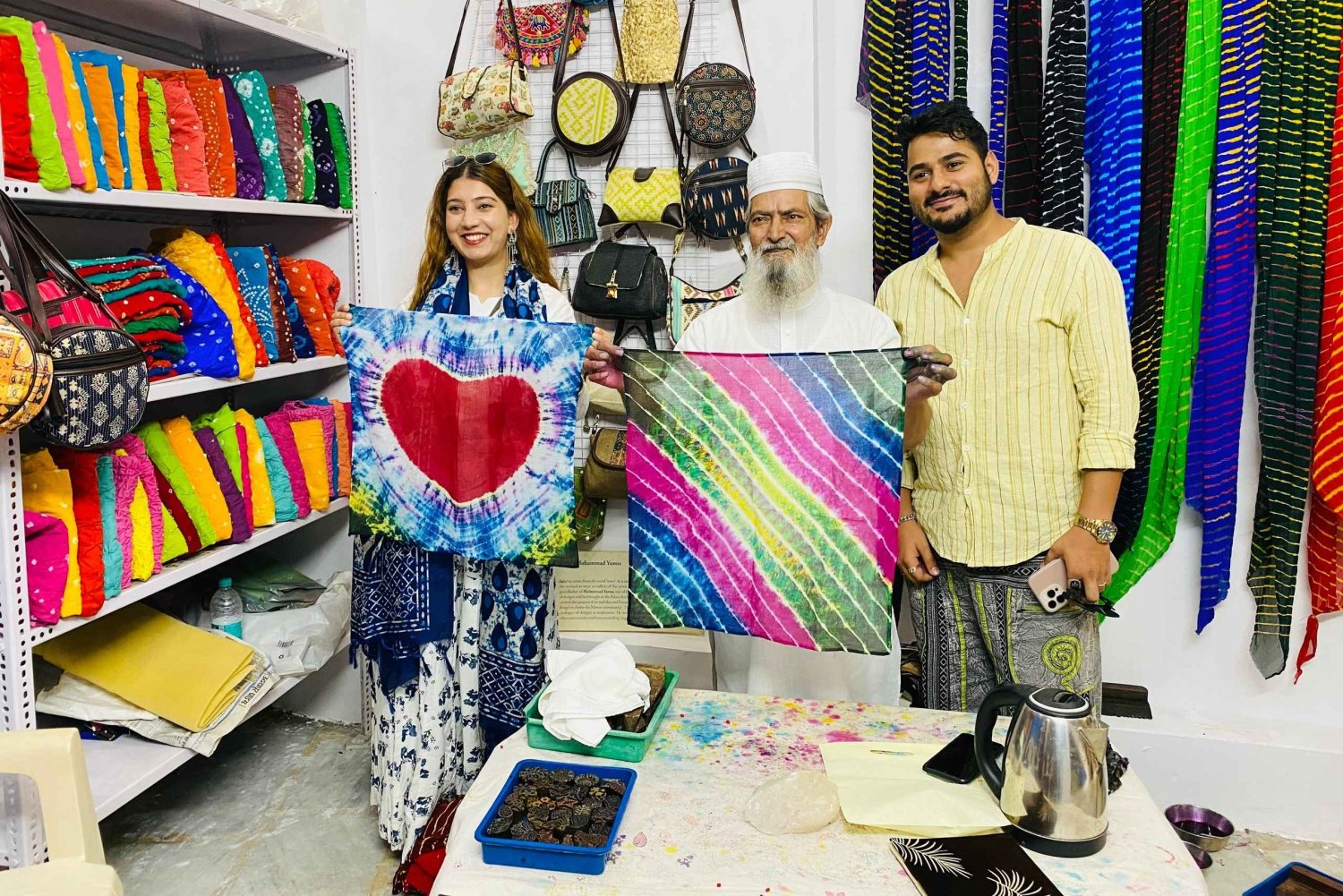 Luxury Tie-Dye & Block Print Workshop in Udaipur
