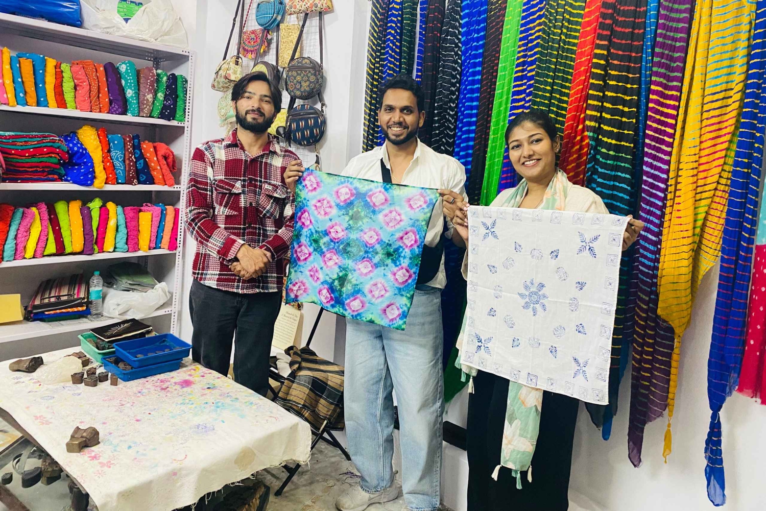 Luxury Tie-Dye & Block Print Workshop in Udaipur