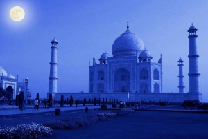 Экскурсия к Тадж-Махалу при лунном свете с берега реки Ямуна