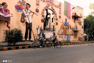 New Delhi: Lodhi Art District-fietstocht met ontbijt