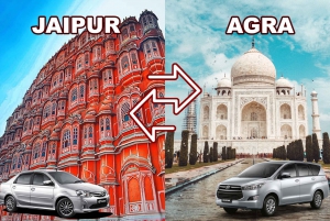 Traslado de ida a/desde Agra y Jaipur