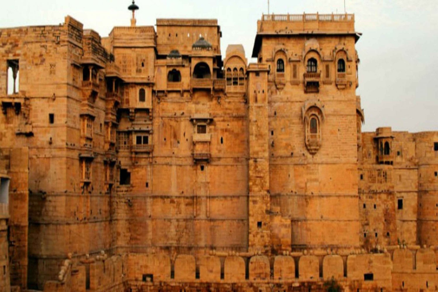 Privat stadsrundtur i Jaisalmer med fortet och kulturarvshäveln
