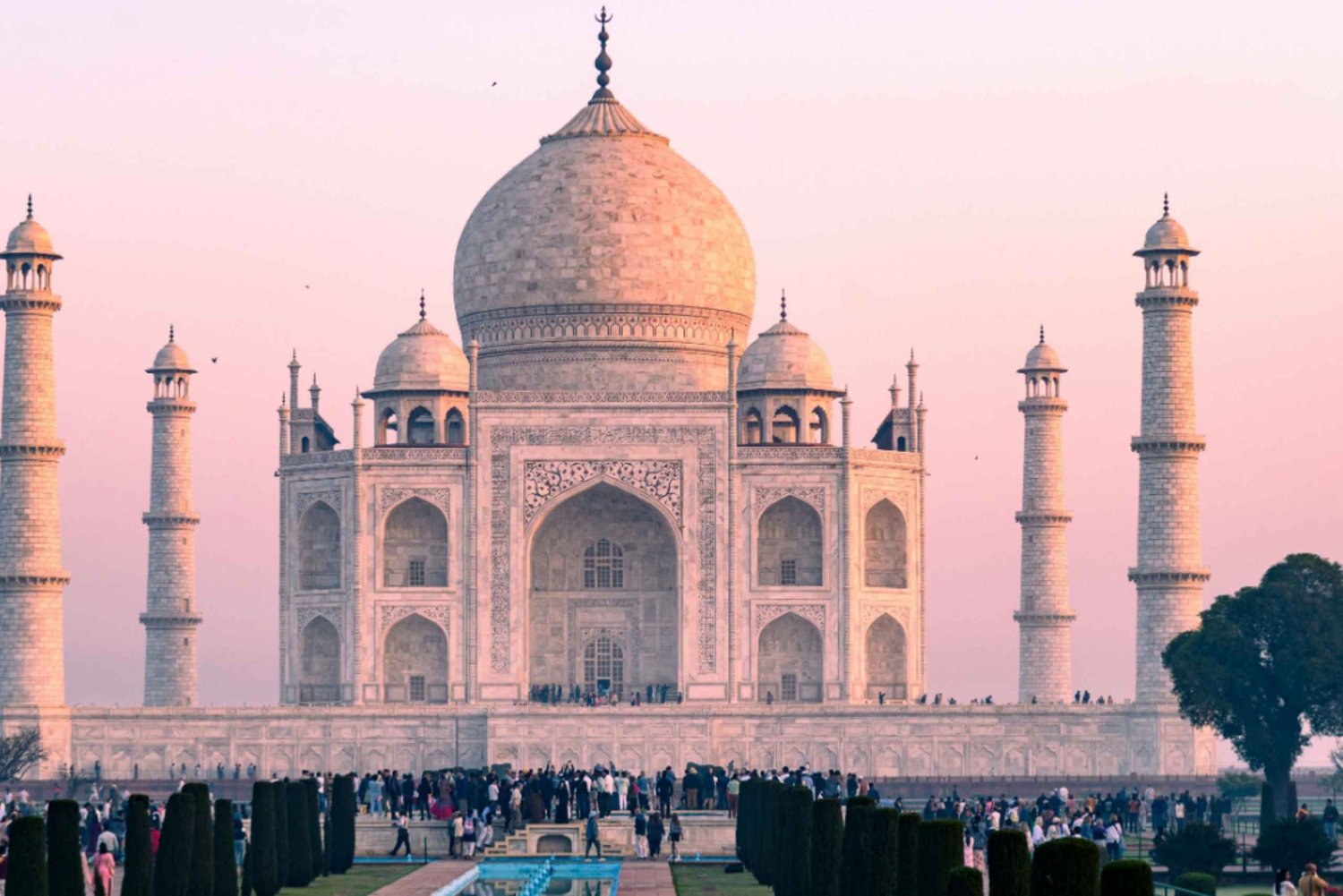 Gita privata di 1 giorno al Taj Mahal e ad Agra con biglietto d'ingresso
