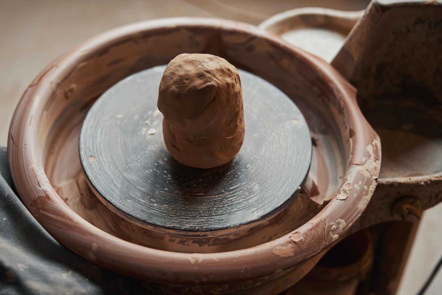 Pushkar: Keramikkverksted med lokal keramiker