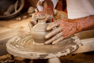 Pushkar: Keramikkverksted med lokal keramiker