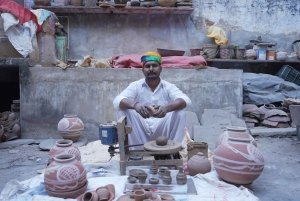 Pushkar: Keramikkverksted med lokal keramiker