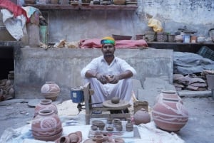 Pushkar: Keramikkverksted med lokal keramiker