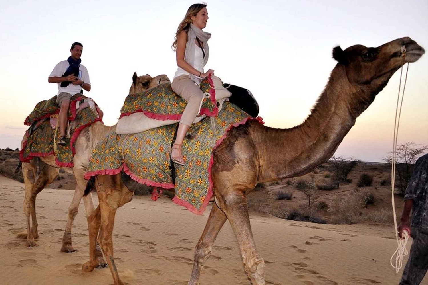 Rustige en vredige nacht in luxe woestijnkamp