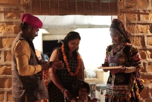 Rustige en vredige nacht in luxe woestijnkamp