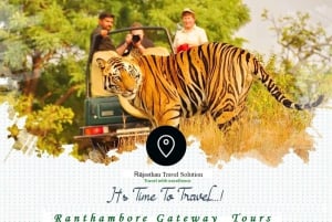 Ranthambore Safari Booking-Sharing Gypsy and Sharing Canter (Reserva de safári em Ranthambore - Compartilhando cigano e compartilhando carroça)
